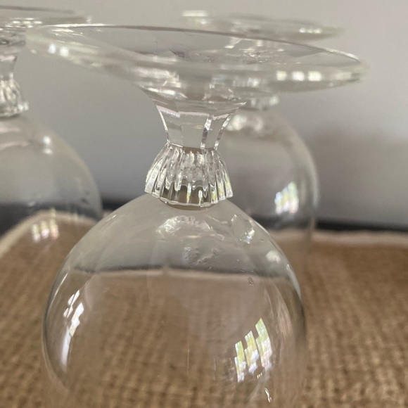 3 SET VINTAGE GERMAN TALL FORTE SHORT STEM CRYSTAL GLASSES - Picture 10 of 11